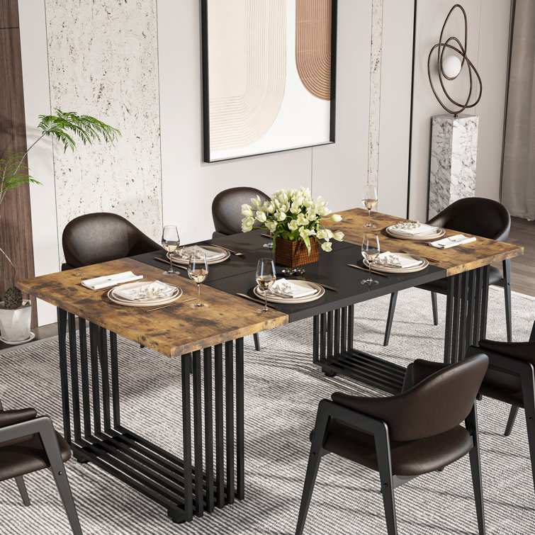 Mercer41 Legun Metal Base Dining Table & Reviews | Wayfair